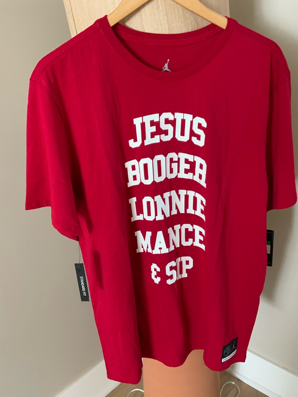 Jordan Men’s Red Graphic Short Sleeve Tee XL